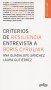 Libro: Criterios de resilencia entrevista a boris cyrulnik - Autor: Ana Guadalupe Sánchez - Isbn: 9788416572168