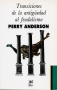 Libro: Transiciones de la antigüedad al feudalismo - Autor: Perry Anderson - Isbn: 9789682117207