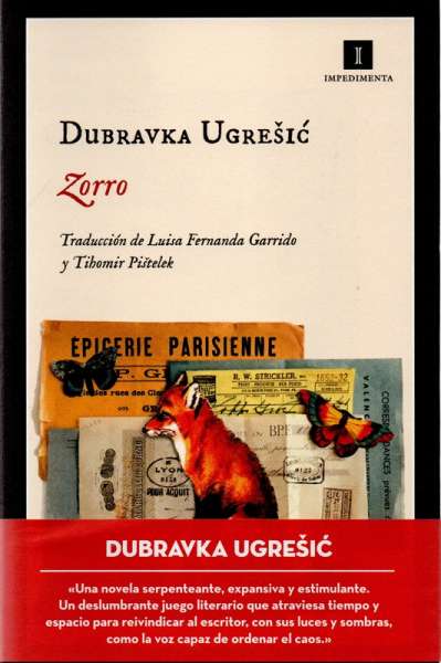 Libro: Zorro | Autor: Dubravka Ugresic | Isbn: 9788417115067