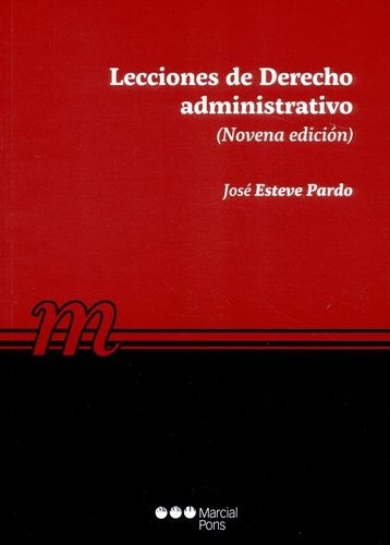 Libro: Lecciones de derecho administrativo (novena edicion) | Autor: José Estevepardo | Isbn: 9788491236986