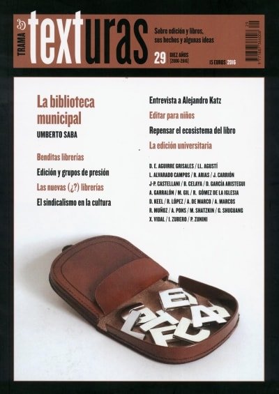 Libro: Revista trama y texturas #029 la biblioteca municipal - Autor: Varios - Isbn: 18873669
