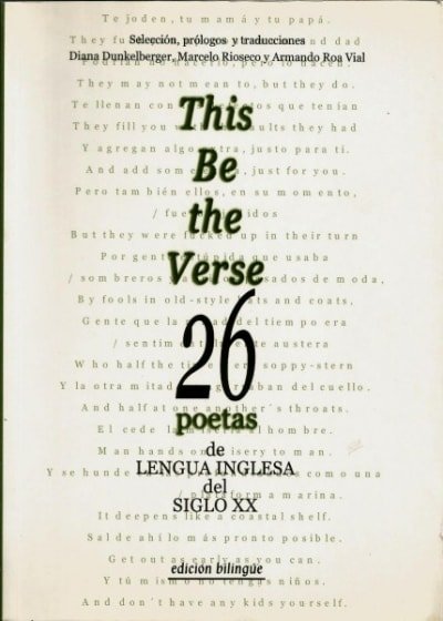 Libro: This be the verse 26 poetas - Autor: Varios - Isbn: NoTiene