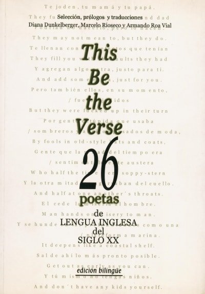 Libro: This be the verse 26 poetas - Autor: Varios - Isbn: 9567878250