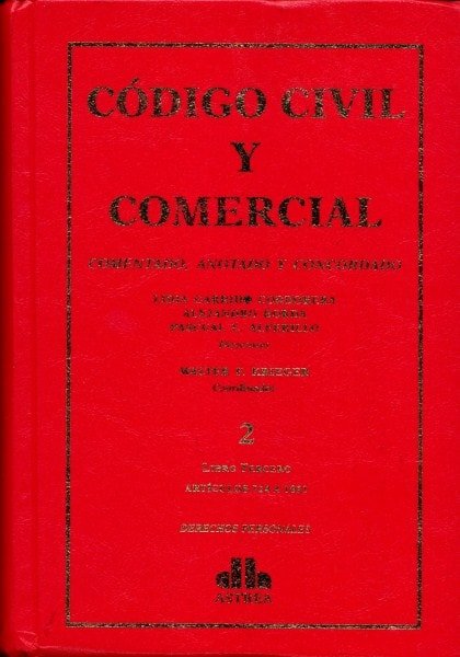 Código civil y comercial tomo ii. Comentado, anotado y concordado - Lidia Garrido Cordobera - 9789877060621
