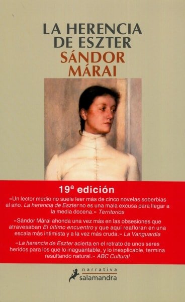 Libro: La herencia de eszter | Autor: Sándor Márai | Isbn: 9788478885671