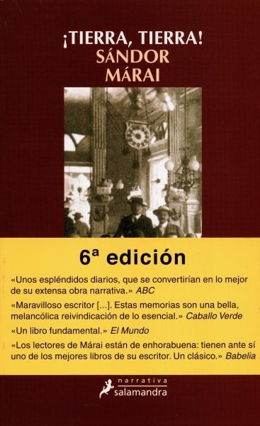 Libro: ¡Tierra, tierra! | Autor: Sándor Márai | Isbn: 9788498380002