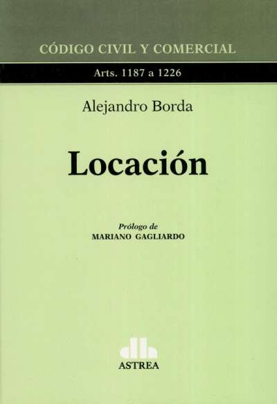 Libro: Locación | Autor: Alejandro Borda | Isbn: 9789877063035