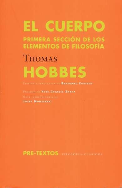 Libro: El cuerpo | Autor: Thomas Hobbes | Isbn: 9788492913404