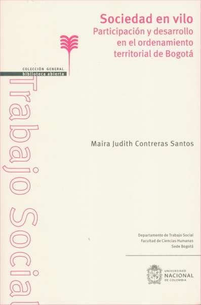 Libro: Sociedad en vilo. | Autor: Maira Judith Contreras Santos | Isbn: 9789587940275