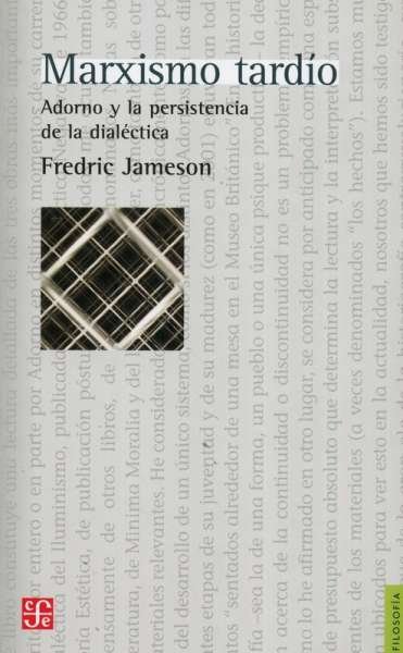 Libro: Marxismo tardío | Autor: Fredric Jameson | Isbn: 9789505578481
