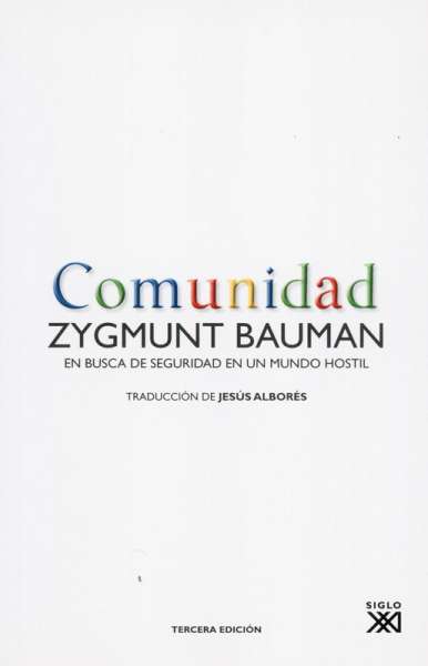Libro: Comunidad | Autor: Zygmunt Bauman | Isbn: 9788432312724