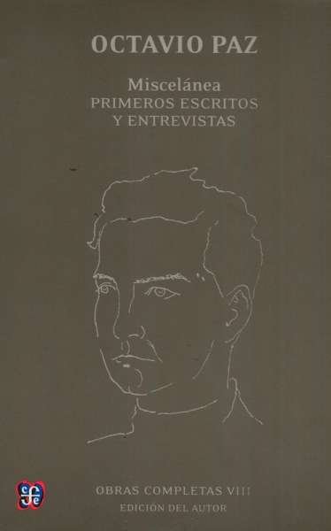 Libro: Obras completas VIII | Autor: Octavio Paz | Isbn: 9786071623690