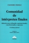 Libro: Comunidad de intérpretes finales - Autor: Calogero Pizzolo - Isbn: 9789877061710
