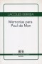 Libro: Memorias para paul de man (beg) - Autor: Jacques Derrida - Isbn: 9788497846295