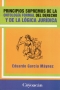 Libro: Principios supremos de la ontología formal del derecho y de la lógica jurídica | Autor: Eduardo García Máynez | Isbn: 9786079014094