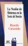 Libro: La noción de sistema en la teoría del derecho | Autor: Ricardo Caracciolo | Isbn: 9789684762299