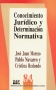 Libro: Conocimiento jurídico y determinación normativa | Autor: José Juan Moreso | Isbn: 9684764308