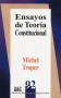Libro: Ensayos de teoría constitucional | Autor: Michel Troper | Isbn: 9789684764521
