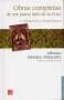 Libro: Obras completas de sor Juana Inés de la Cruz | Autor: Alfonso Méndez Plancarte | Isbn: 9789681644727