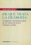 Libro: ¿De qué trata la filosofía? | Autor: Reinhard Hesse | Isbn: 9789876910583