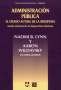 Libro: Administración pública | Autor: Naomi B. Lynn | Isbn: 9681649966